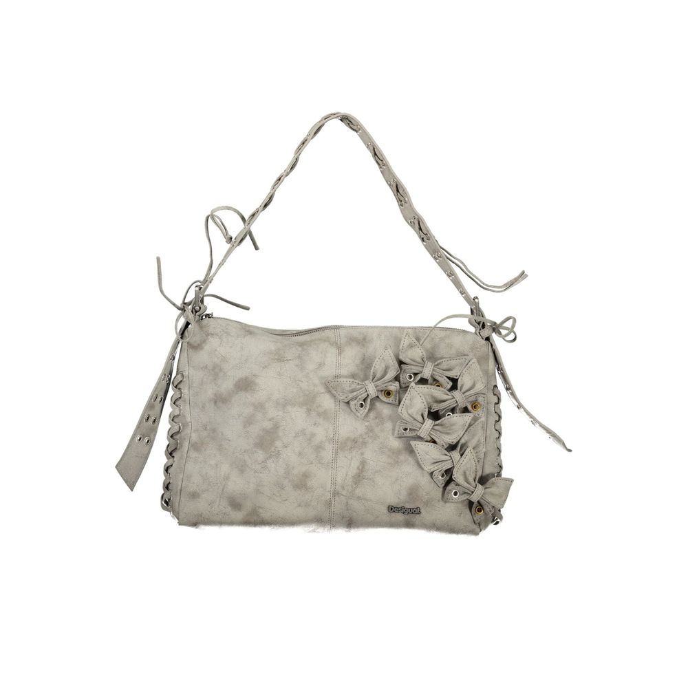 Graue Handtasche aus Polyethylen Desigual