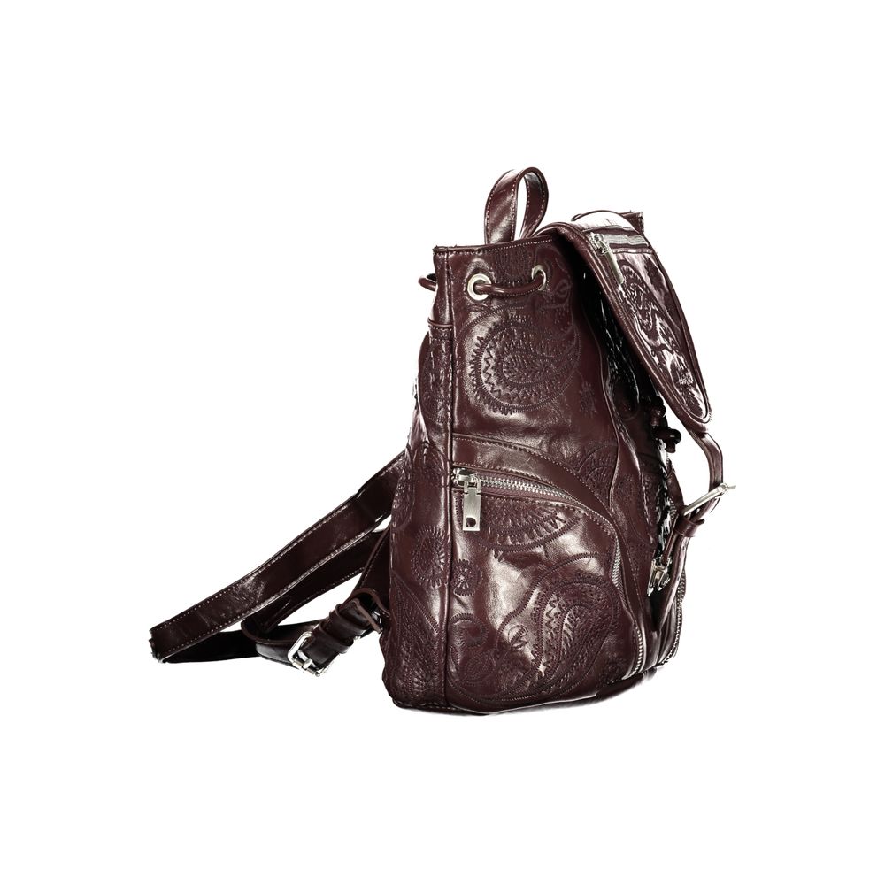 Brauner Rucksack aus Polyethylen Desigual