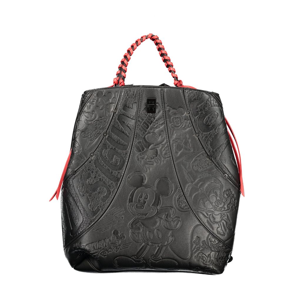 Schwarzer Rucksack aus Polyethylen Desigual