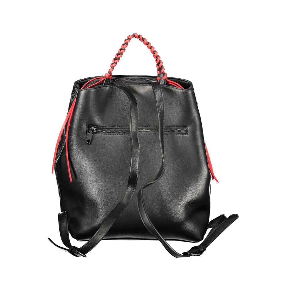 Schwarzer Rucksack aus Polyethylen Desigual