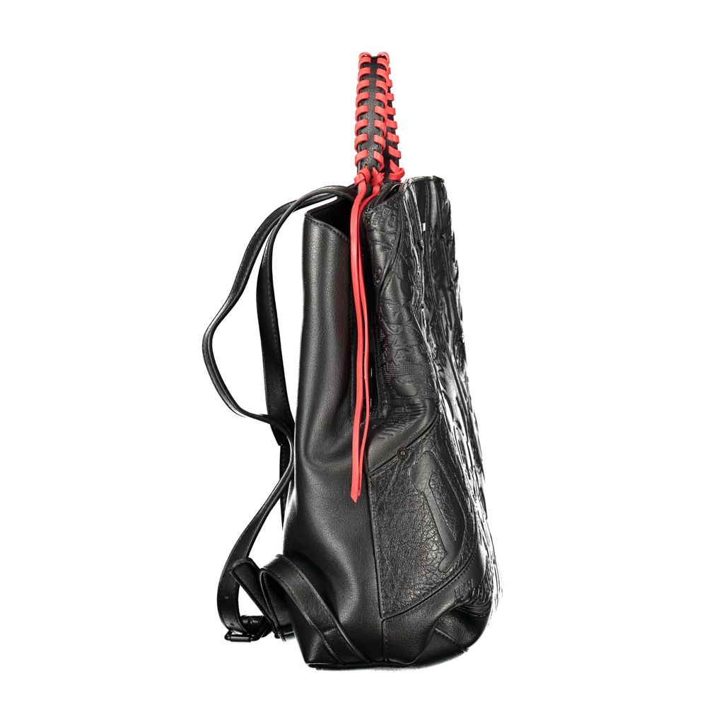 Schwarzer Rucksack aus Polyethylen Desigual