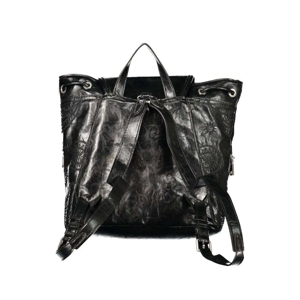 Schwarzer Rucksack aus Polyethylen Desigual