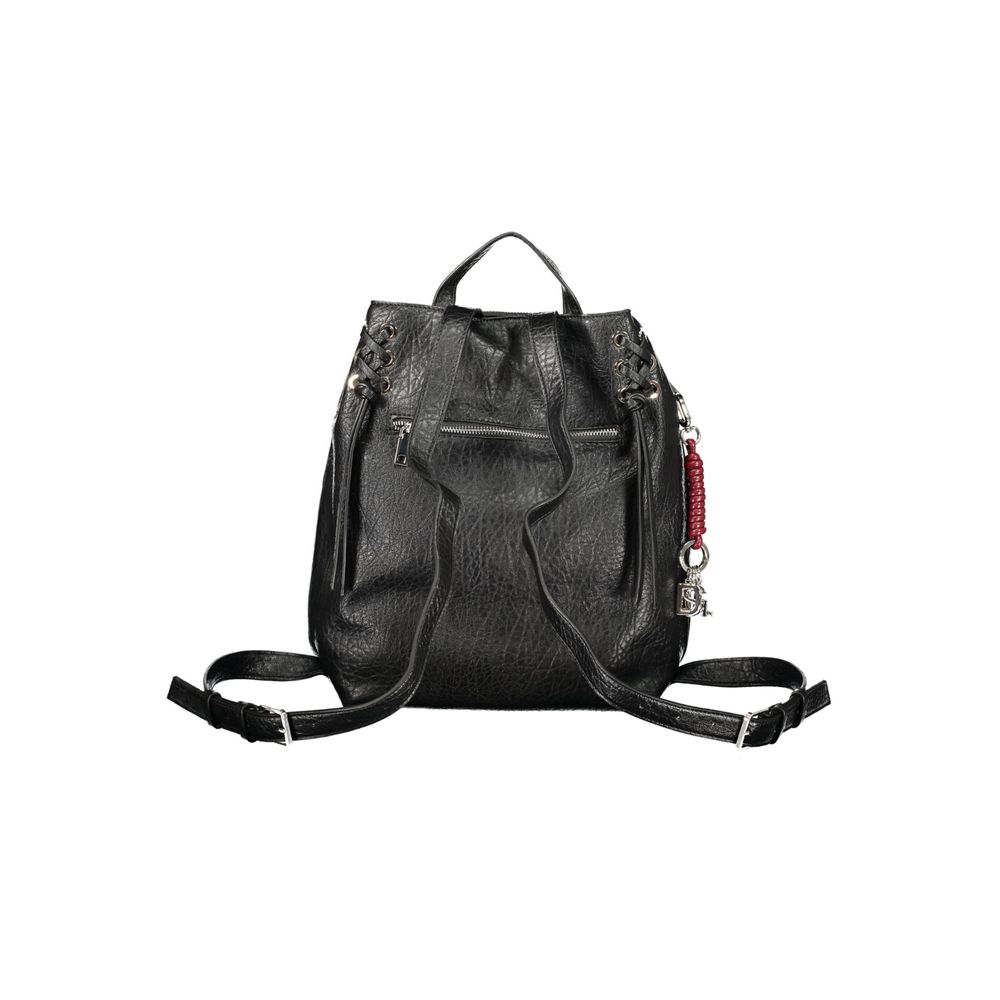 Schwarzer Rucksack aus Polyethylen Desigual