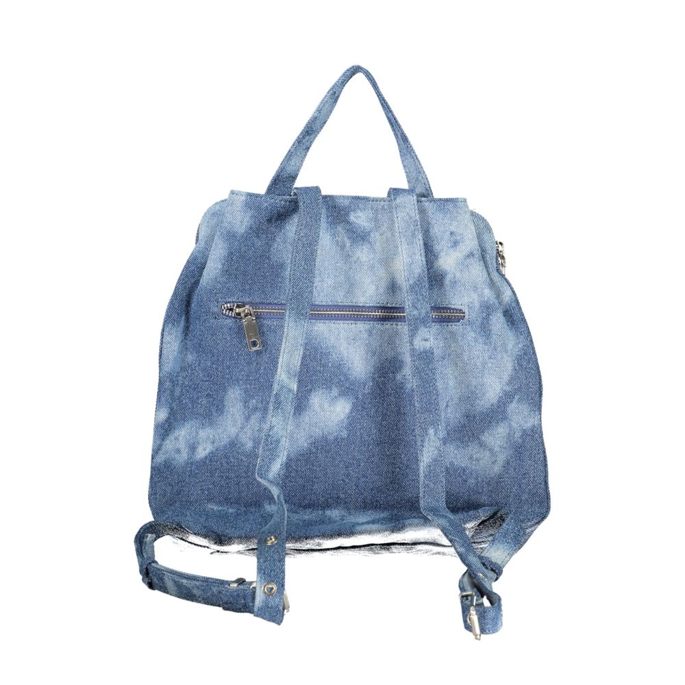 Blauer Baumwollrucksack Desigual