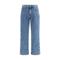 Blaue Jeans aus Baumwolle im geraden Schnitt Burberry