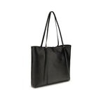 Schwarze Lammleder Schultertasche Ovis Aries Versace