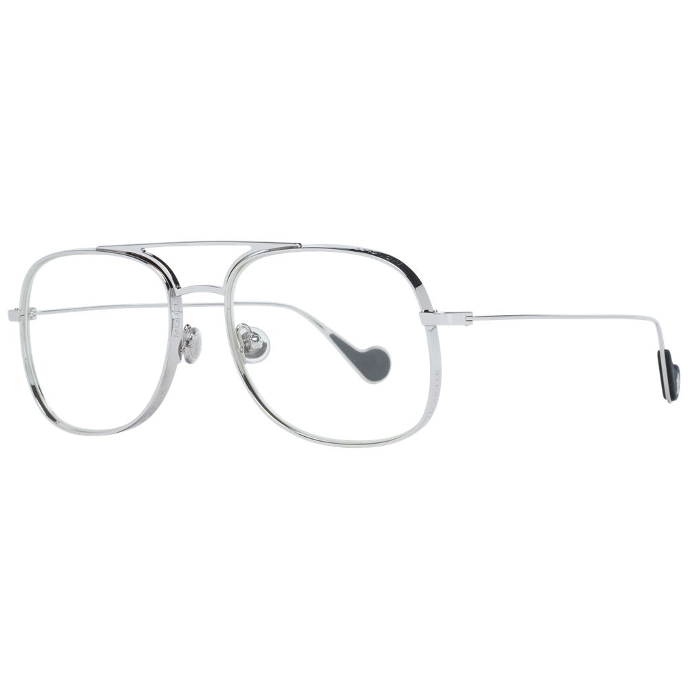 Sonnenbrille aus silbernem Metall Moncler