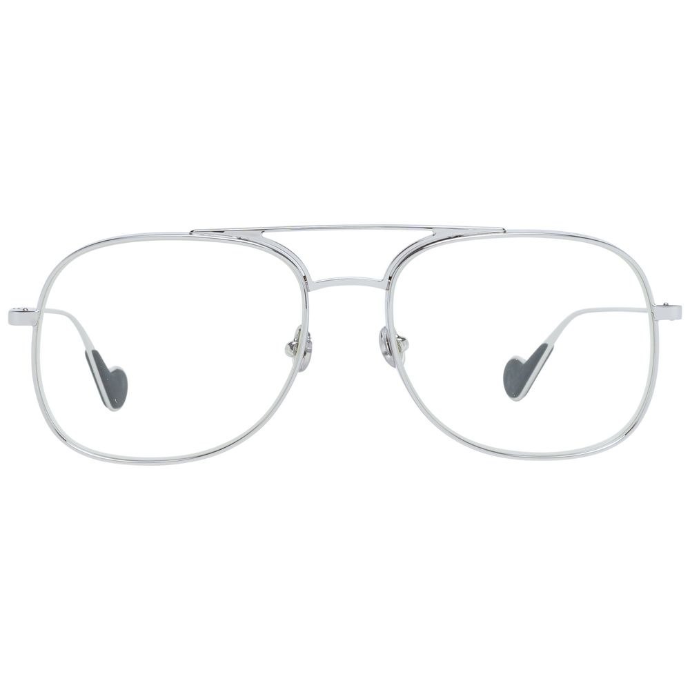 Sonnenbrille aus silbernem Metall Moncler