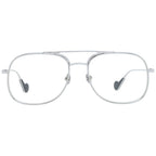 Sonnenbrille aus silbernem Metall Moncler
