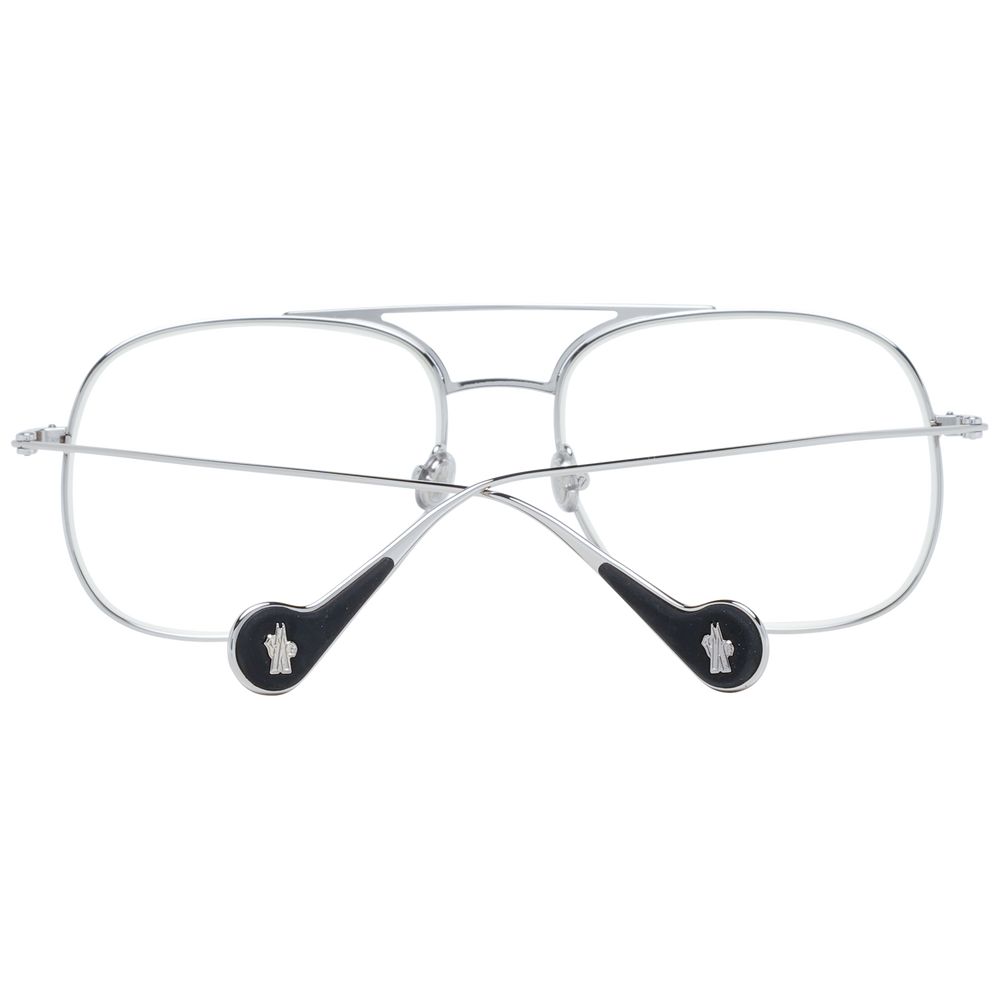 Sonnenbrille aus silbernem Metall Moncler