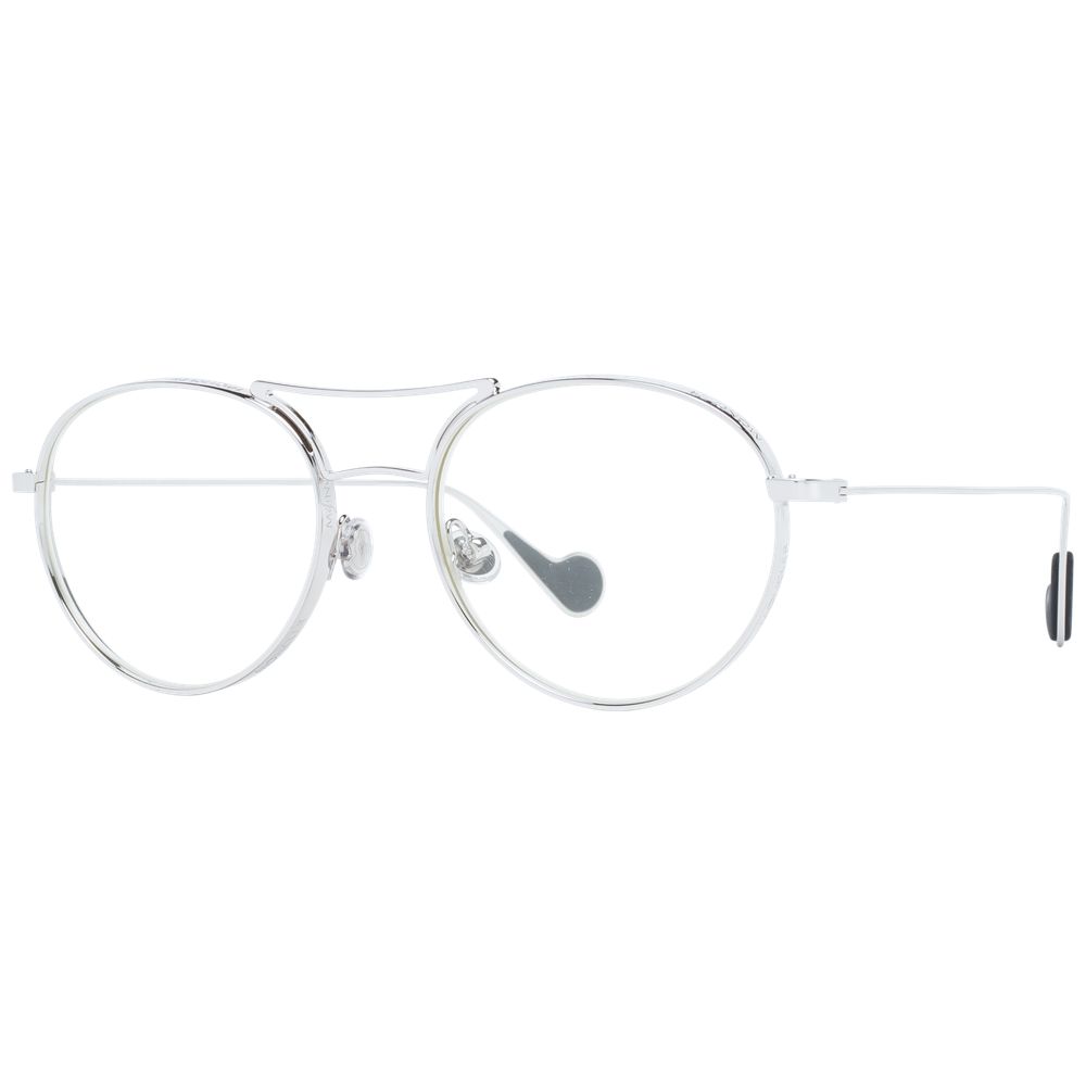 Sonnenbrille aus silbernem Metall Moncler