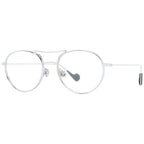 Sonnenbrille aus silbernem Metall Moncler