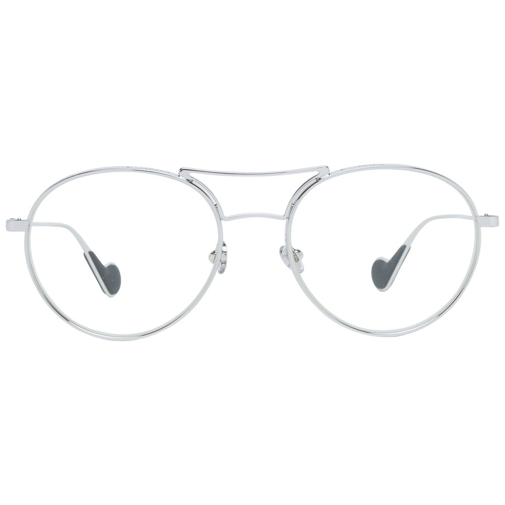 Sonnenbrille aus silbernem Metall Moncler