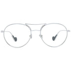 Sonnenbrille aus silbernem Metall Moncler