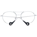 Sonnenbrille aus silbernem Metall Moncler