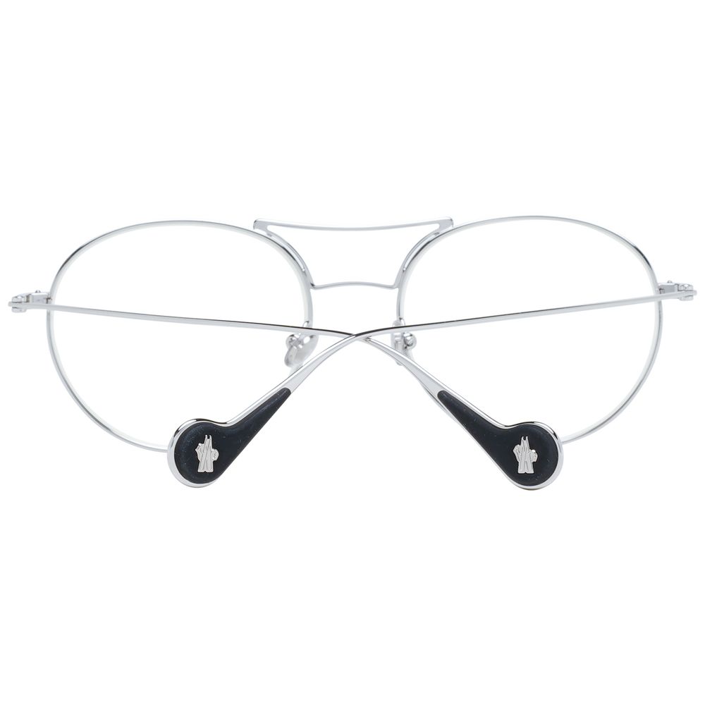 Sonnenbrille aus silbernem Metall Moncler
