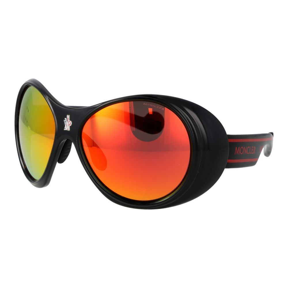 Schwarze Sonnenbrille aus Kunststoff Moncler