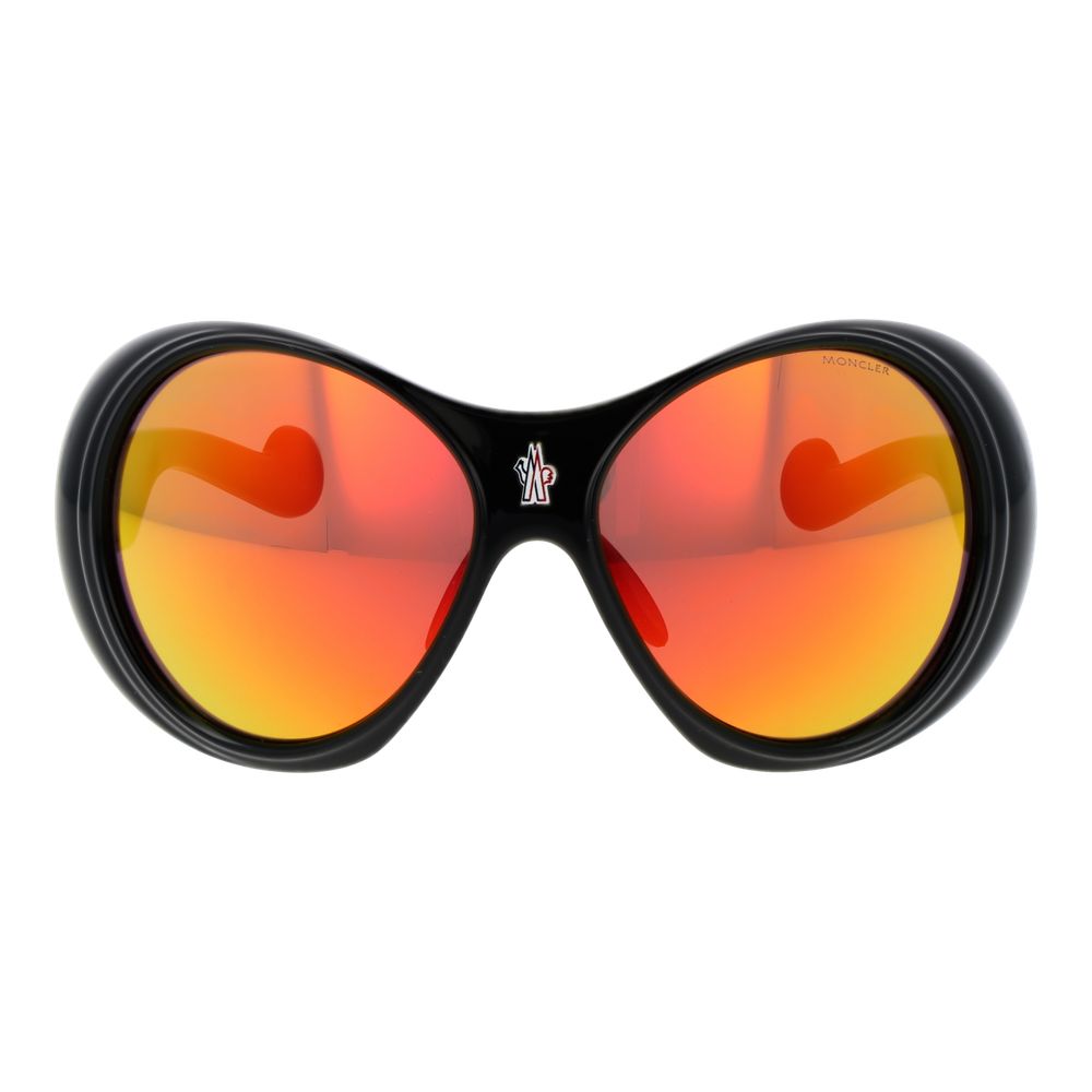 Schwarze Sonnenbrille aus Kunststoff Moncler