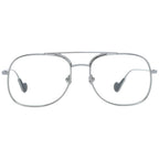 Graue Sonnenbrille aus Metall Moncler