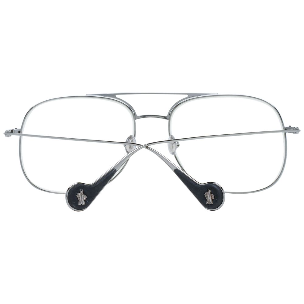 Graue Sonnenbrille aus Metall Moncler