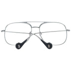 Graue Sonnenbrille aus Metall Moncler