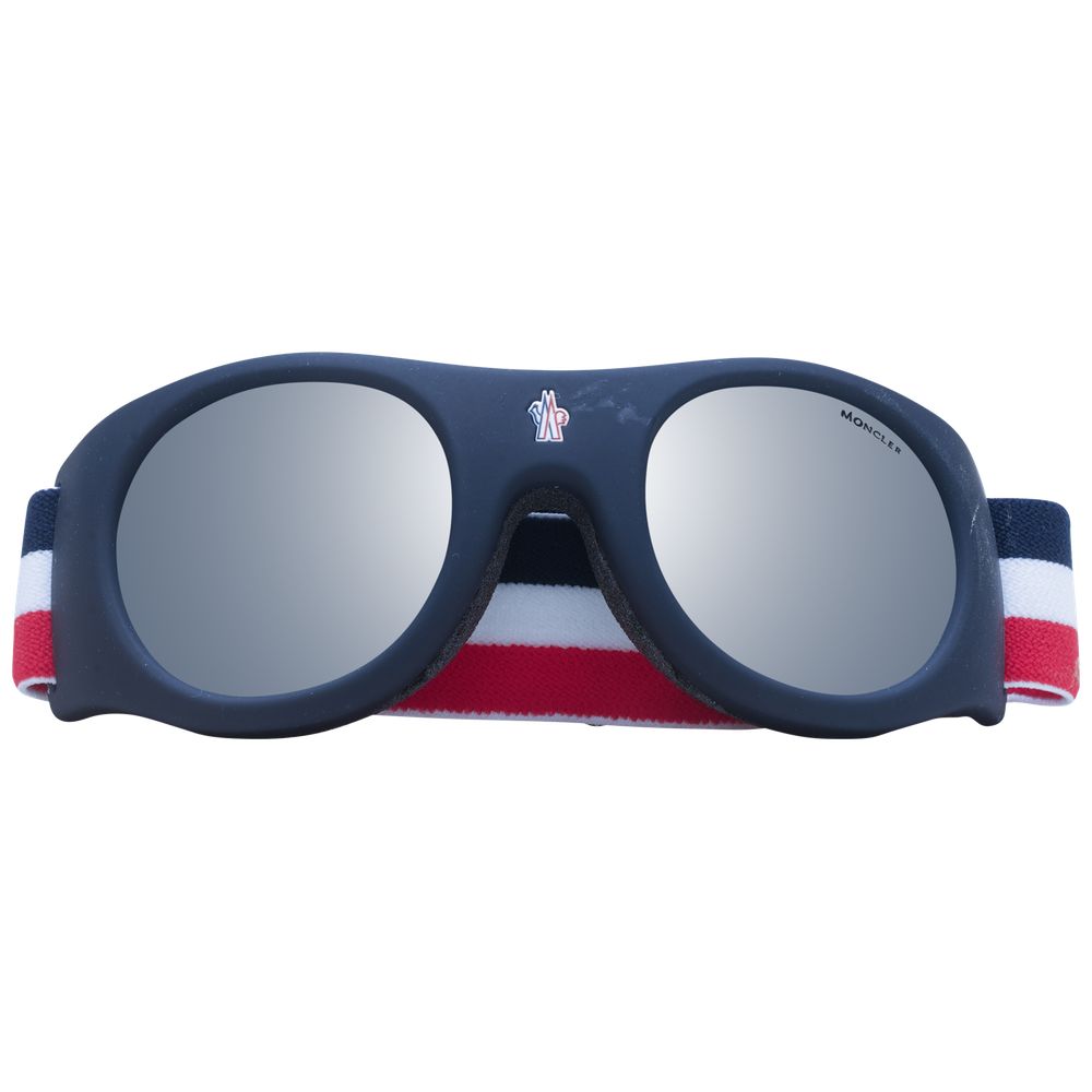 Blaue Sonnenbrille aus Kunststoff Moncler