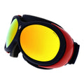 Sonnenbrille aus rotem Kunststoff Moncler