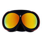 Sonnenbrille aus rotem Kunststoff Moncler
