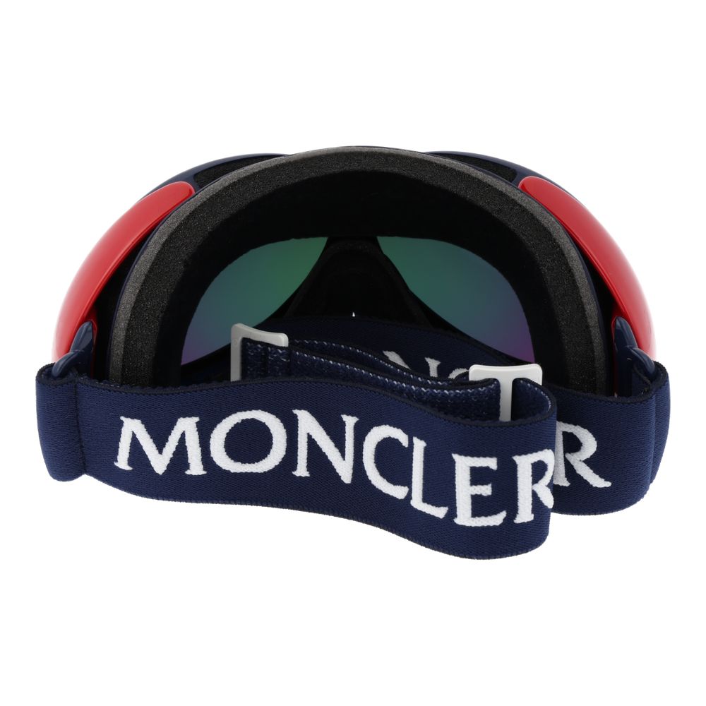Sonnenbrille aus rotem Kunststoff Moncler