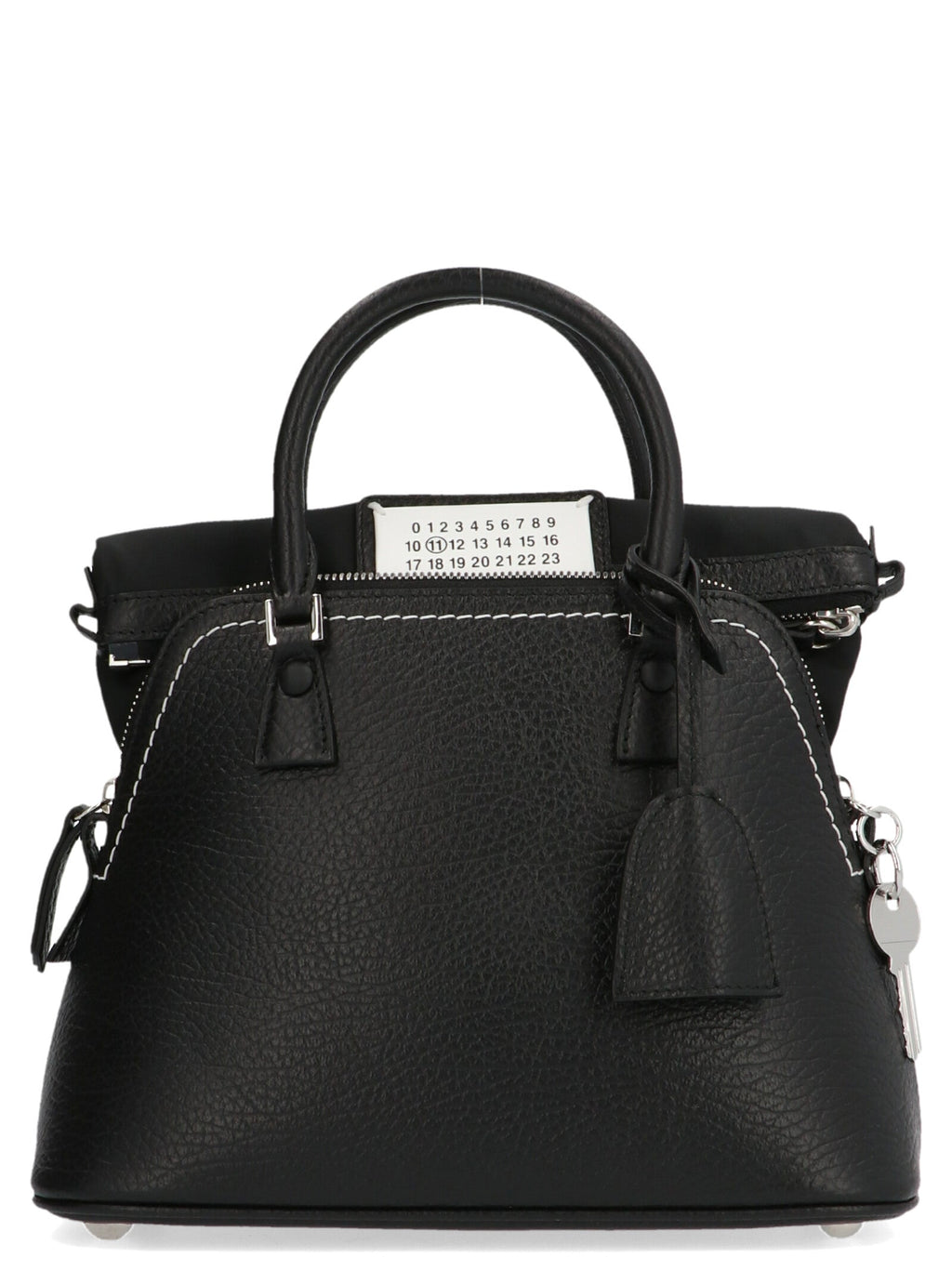 Schwarze Kalbsleder-Handtasche Maison Margiela