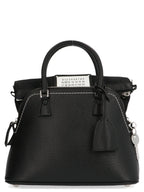 Schwarze Kalbsleder-Handtasche Maison Margiela