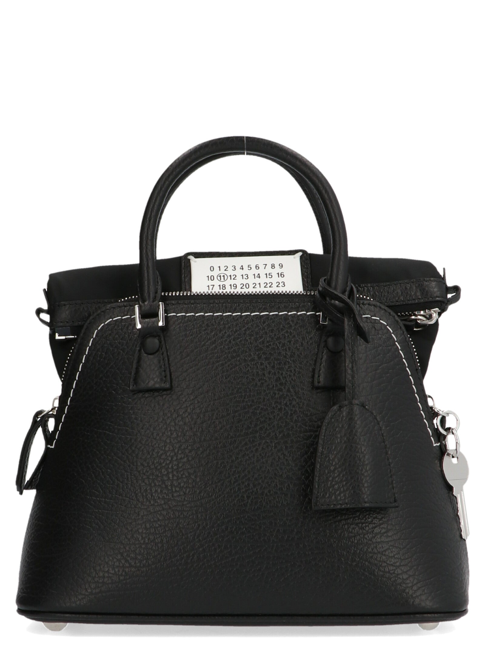 Schwarze Kalbsleder-Handtasche Maison Margiela