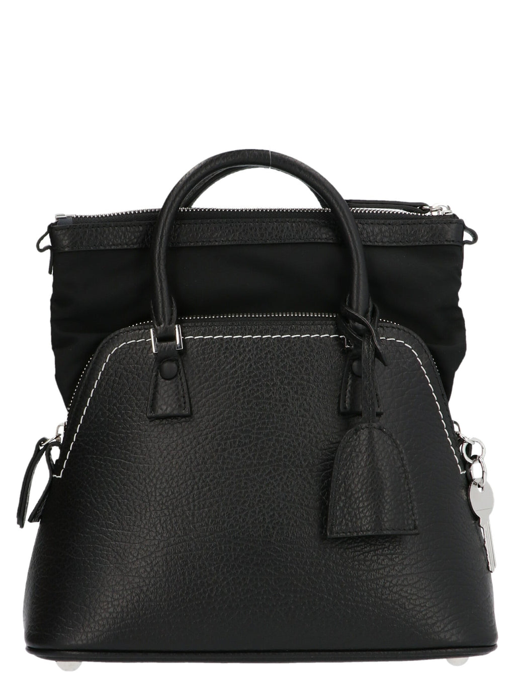 Schwarze Kalbsleder-Handtasche Maison Margiela