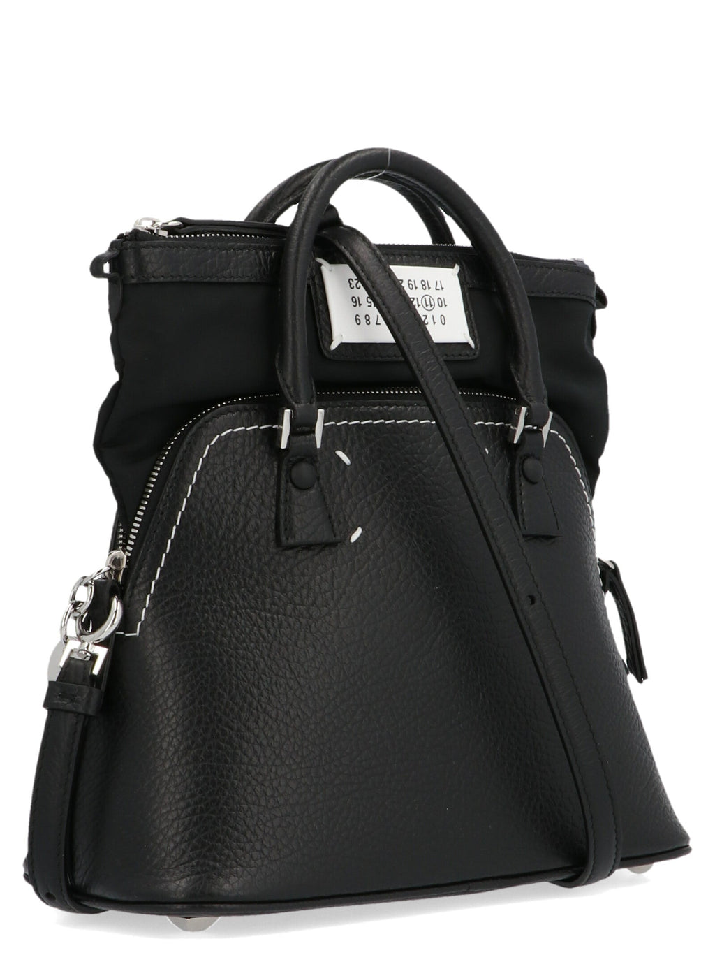 Schwarze Kalbsleder-Handtasche Maison Margiela