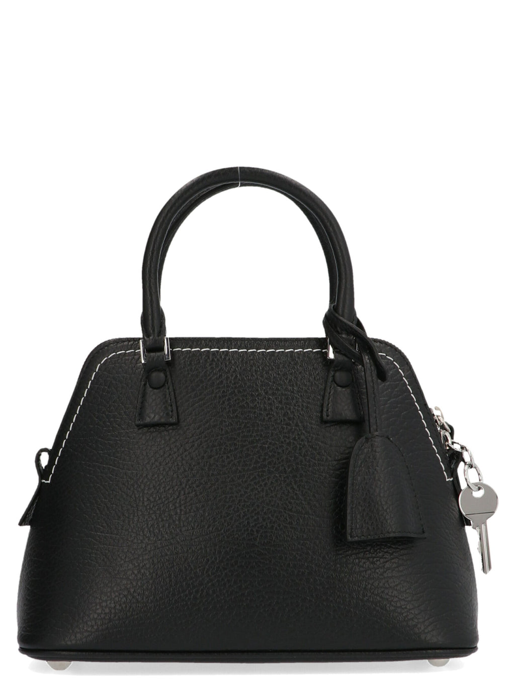 Schwarze Kalbsleder-Handtasche Maison Margiela