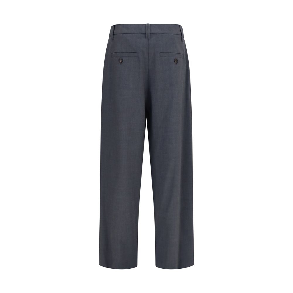Graue Hose aus Wolle Ovis Aries Brunello Cucinelli