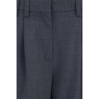Graue Hose aus Wolle Ovis Aries Brunello Cucinelli