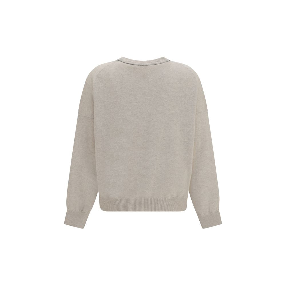 Brunello Cucinelli Beiger Pullover aus Kaschmir