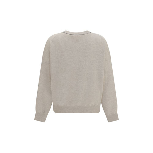 Brunello Cucinelli Beiger Pullover aus Kaschmir