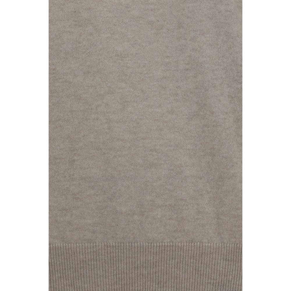 Brunello Cucinelli Beiger Pullover aus Kaschmir