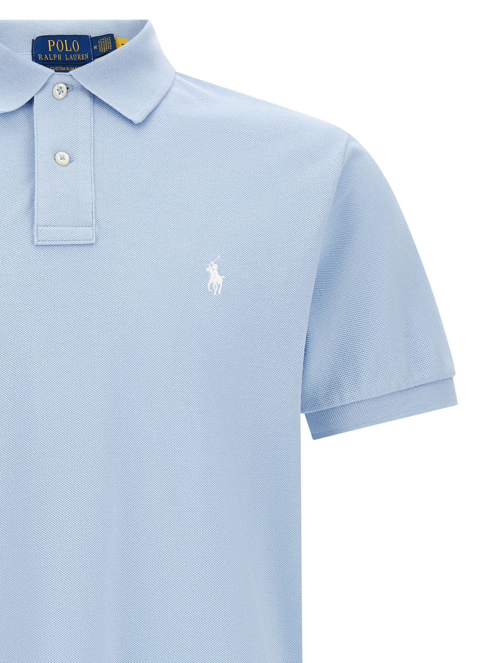 Blaues Baumwoll-Polohemd Polo Ralph Lauren