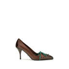 Prada Braune Pumps aus Kalbsleder