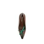Prada Braune Pumps aus Kalbsleder