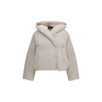 Graue Polyamid-Jacke in voller Länge Max Mara