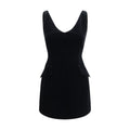 Schwarzes Freizeitkleid aus Polyester Max Mara