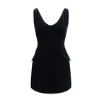 Schwarzes Freizeitkleid aus Polyester Max Mara