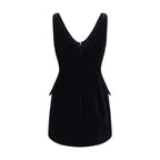 Schwarzes Freizeitkleid aus Polyester Max Mara