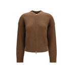 Brauner Woll Cardigan Oves Aries Max Mara