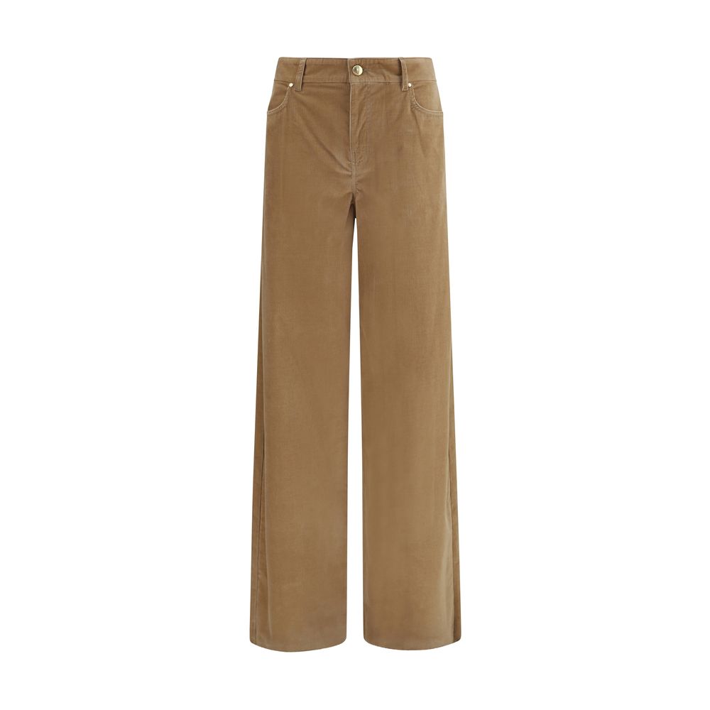 Braune Baumwollhose für die Freizeit Max Mara