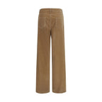 Braune Baumwollhose für die Freizeit Max Mara